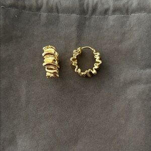 Elegant Gold-Toned Women's Earrings